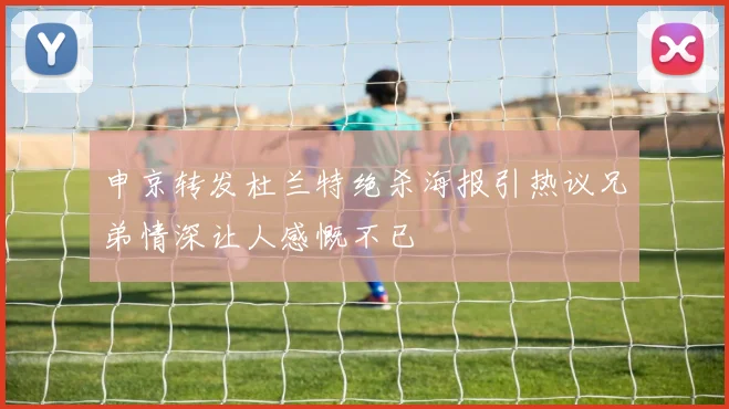 申京转发杜兰特绝杀海报引热议兄弟情深让人感慨不已